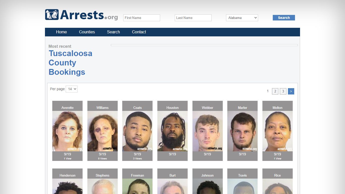 Tuscaloosa County Arrests and Inmate Search